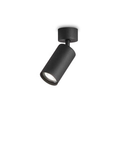 Спот DYNAMITE AP1 ROUND NERO 231471 Ideal Lux 1xGU10 | Osvetlenieto.bg