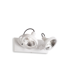 Спот GLIM PL2 BIANCO 200200 Ideal Lux 2xGU10 | Osvetlenieto.bg