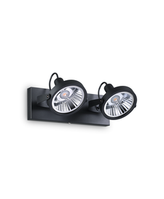 Спот GLIM PL2 NERO 200248 Ideal Lux 2xGU10 | Osvetlenieto.bg