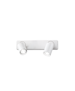 Спот RUDY AP2 ROUND BIANCO 229041 Ideal Lux 2xGU10 | Osvetlenieto.bg