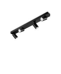Спот RUDY PL4 ROUND NERO 229072 Ideal Lux 4xGU10 | Osvetlenieto.bg