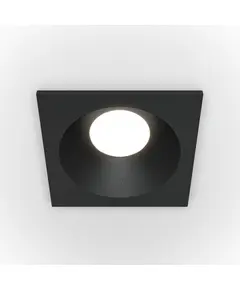 Черна  квадратна луна за баня Zoom Maytoni DL033-2-01B GU10 IP65 | Osvetlenieto.bg