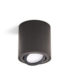 Черна луна за открит монтаж OH36 GU10 D8 H8.4cm | Osvetlenieto.bg