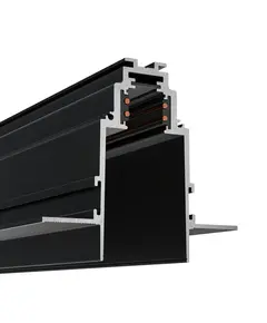 Магнитна шина за вграждане 2 метра Maytoni TRX004-222B черна  48V | Osvetlenieto.bg