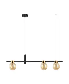 Полилей Bletter PND-5225-3-BK-AMB Italux 3xG9 | Osvetlenieto.bg