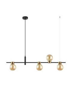 Полилей Bletter PND-5225-4-BK-AMB Italux 4xG9 | Osvetlenieto.bg