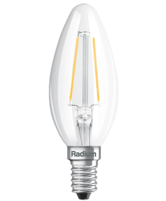 E14 2.5W 2700K Radium LED крушка Filament 250lm B35 | Osvetlenieto.bg