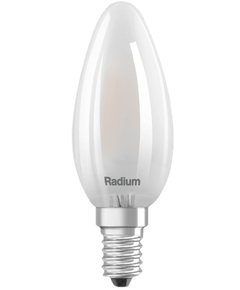 E14 4.8W 2700K Radium LED крушка Filament Матова Димируема 470lm B35 | Osvetlenieto.bg