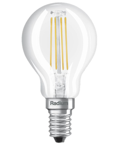 E14 4W 2700K Radium LED крушка Filament Димируема 470lm P45 Mini-Ball | Osvetlenieto.bg