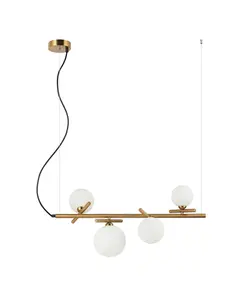 Полилей Reverso PND-5622-4-BRO-W Italux 4xG9 | Osvetlenieto.bg