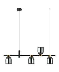 Полилей Servio PND-66892-4-BK-SG Italux 4xE14 | Osvetlenieto.bg