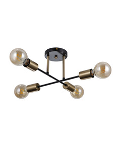 Плафон Formio PND-4052-4-BL-HBR Italux 4xE27 | Osvetlenieto.bg