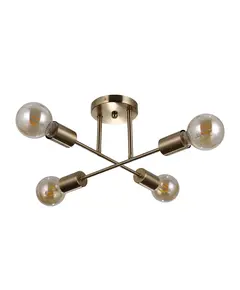 Плафон Formio PND-4052-4-HBR Italux 4xE27 | Osvetlenieto.bg