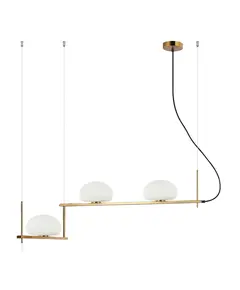 Полилей Kernio PND-357783-BRO+W Italux 3xG9 | Osvetlenieto.bg