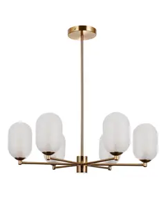 Полилей Perano PND-4215-6A-HBR-SAT Italux 6xG9 | Osvetlenieto.bg