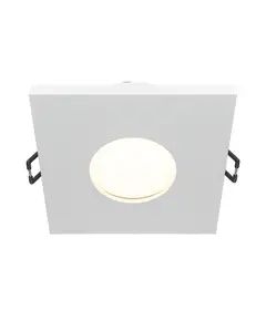 Бяла квадратна луна за баня Stark DL083-01-GU10-SQ-W Maytoni 1xGU10 IP65 | Osvetlenieto.bg