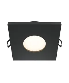 Черна квадратна луна за баня Stark DL083-01-GU10-SQ-B Maytoni 1xGU10 IP65 | Osvetlenieto.bg