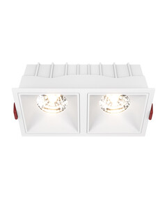 LED Луна за вграждане Alfa LED DL043-02-15W3K-SQ-W Maytoni 2x15W 3000K | Osvetlenieto.bg