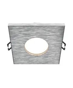 Сребриста квадратна луна за баня Stark DL083-01-GU10-SQ-S Maytoni 1xGU10 IP65 | Osvetlenieto.bg