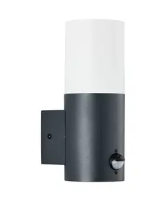 Фасаден аплик Aberdeen 1xE27 антрацит PIR сензор IP44 | Osvetlenieto.bg