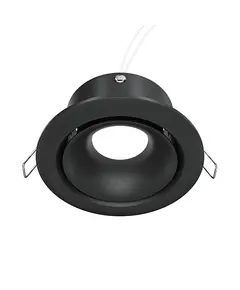 Луна за вграждане черна Yin DL030-2-01B Maytoni 1xGU10 | Osvetlenieto.bg