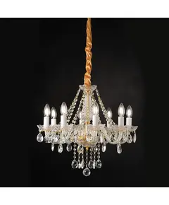 Полилей GLADIOLO BLK80418PCG Aca Lighting 8xE14 | Osvetlenieto.bg