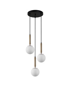 Полилей Ravena PND-2324-3A GD+OPAL Italux 3xE27 | Osvetlenieto.bg