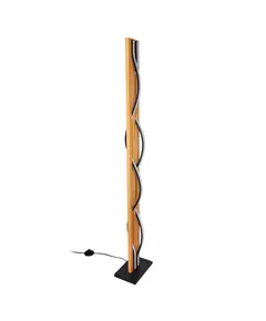 LED Лампион Conato FL-23848-30W-BK-GD Italux 35W 3000K | Osvetlenieto.bg