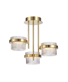 LED Плафон Tiara PND-77362-3-24W-GD Italux 24W 3000K | Osvetlenieto.bg
