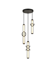 LED Полилей Bruni PND-27372-3A-57W-BK Italux 57W 3000K | Osvetlenieto.bg