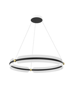 LED Полилей Faris PND-62738-53W-3K-BK-GD Italux 53W 3000K | Osvetlenieto.bg