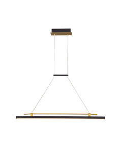 LED Полилей Merlot PND-54638F-16W-3K-BK-GD Italux 16W 3000K | Osvetlenieto.bg