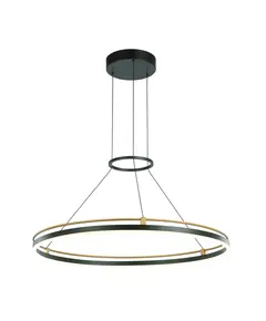 LED Полилей Merlot PND-54638R-28W-3K-BK-GD Italux 28W 3000K | Osvetlenieto.bg