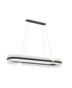 LED Полилей Sopla PND-63728-56W-3K-BK-GD Italux 56W 3000K | Osvetlenieto.bg