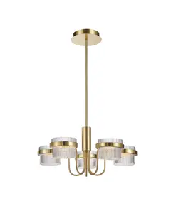 LED Полилей Tiara PND-77362-5-40W-GD Italux 40W 3000K | Osvetlenieto.bg