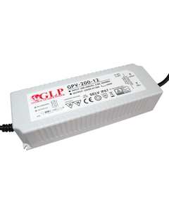 LED захранване 200W 12V GLP IP67 GPV-200-12 | Osvetlenieto.bg