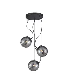 Полилей Perona PND-92389-3A-BK Italux 3xG9 | Osvetlenieto.bg