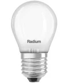 E27 4.2W 4000K Radium LED крушка Filament Матова 470lm P45 Mini-Ball | Osvetlenieto.bg