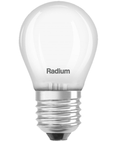 E27 4.2W 3000K Radium LED крушка Filament Матова 470lm P45 Mini-Ball | Osvetlenieto.bg
