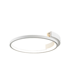 LED Плафон ZAMBELIS 2075 CEILING LIGHT ALUMINUM &SILICON  SANDY WHITE 25W 3000K | Osvetlenieto.bg