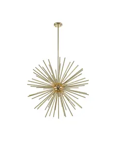 Полилей Zuma Line P0491-09C-F7DY URCHIN 9xG9 злато | Osvetlenieto.bg