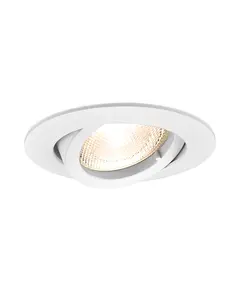 Бяла кръгла луна за вграждане MITTO | Osvetlenieto.bg