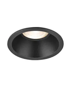 Черна кръгла луна вграждане TETRA-CF | Osvetlenieto.bg