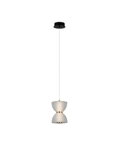 LED Пендел Tica PND-83949-1-BK Italux 8W 3000K | Osvetlenieto.bg