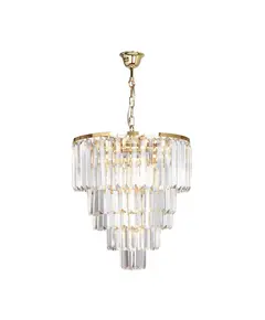 Полилей Zuma Line 17106/6+3+1-GD+CL AMEDEO 10xE14 | Osvetlenieto.bg