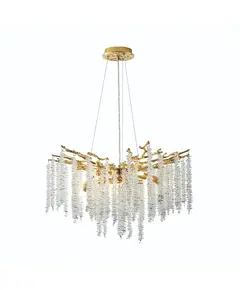 Полилей Zuma Line MD3720-1-EGN DIJON 8xG9 | Osvetlenieto.bg