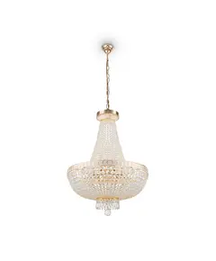 Кристален полилей Bella Maytoni DIA750-TT50-WG 8xE14 | Osvetlenieto.bg