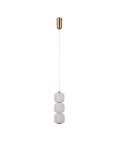 LED Пендел Ganti PND-34362-3V-HBR-OPAL Italux 8W 3000K | Osvetlenieto.bg