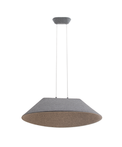 Акустичен LED Полилей Zambelis 23173 PENDANT LED LIGHT 12W SMD 3000K ACOUSTIC GREY | Osvetlenieto.bg