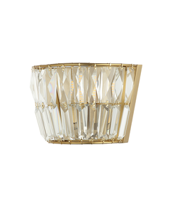 Кристален аплик Zambelis 23050 SCONCE G9 MAX 5W METAL-CRYSTAL ANTIQUE BRASS | Osvetlenieto.bg